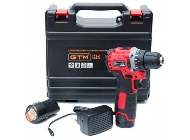 Дрель-шуруповерт аккумуляторный GTM DS12/38BL - изображение 7 Дрель-шуруповерт аккумуляторный GTM DS12/38BL - изображение 7