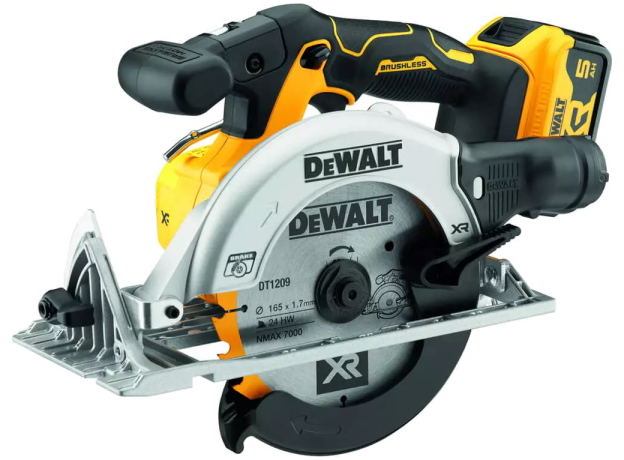 Пила дискова акумуляторна безщіткова DeWalt DCS565P2  Пила дискова акумуляторна безщіткова DeWalt DCS565P2
