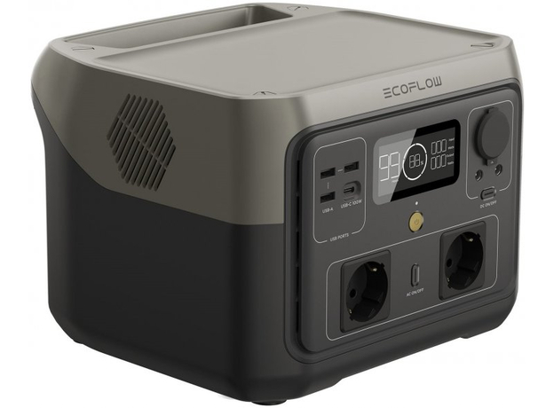 EcoFlow River 2 Max 512Wh 102400mAh 500W Grey 220V Cn (RIVER2MAX) CN-переходник для Eu в комплекте - изображение 6 EcoFlow River 2 Max 512Wh 102400mAh 500W Grey 220V Cn (RIVER2MAX) CN-переходник для Eu в комплекте - изображение 6