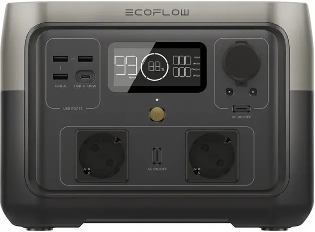 EcoFlow River 2 Max 512Wh 102400mAh 500W Eu (RIVER2MAX) 