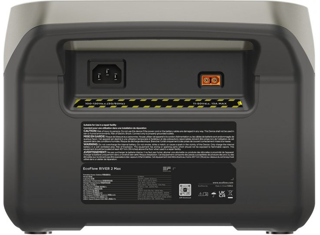 EcoFlow River 2 Max 512Wh 102400mAh 500W Grey 220V Cn (RIVER2MAX) CN-переходник для Eu в комплекте - изображение 8 EcoFlow River 2 Max 512Wh 102400mAh 500W Grey 220V Cn (RIVER2MAX) CN-переходник для Eu в комплекте - изображение 8