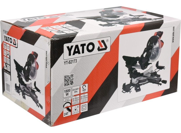 Пила торцовочная с лазером Yato YT-82173 - изображение 6 Пила торцовочная с лазером Yato YT-82173 - изображение 6