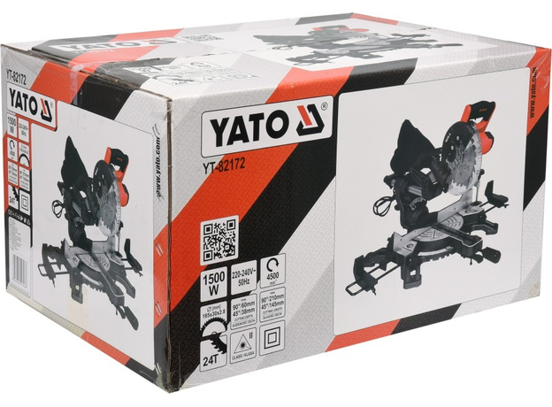 Пила торцовочная с лазером Yato YT-82172 - изображение 5 Пила торцовочная с лазером Yato YT-82172 - изображение 5
