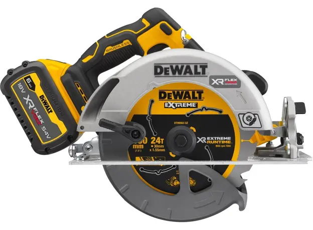 Пила дискова акумуляторна безщіткова DeWalt DCS573NT - зображення 4