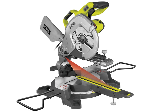 Пила торцовочная Ryobi EMS254L с протяжкой (5133001202)  Пила торцовочная Ryobi EMS254L с протяжкой (5133001202)