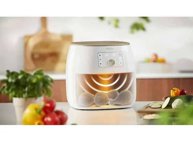 Мультипечь (аэрофритюрница) Philips Ovi Smart Xxl HD9870/20 - изображение 13