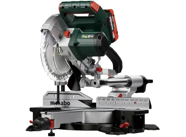 Акумуляторна пила торцювальна Metabo KGS 18 LTX BL 216 (614216650) - зображення 2