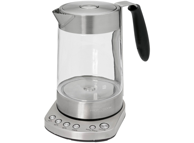 Скляний електричний чайник PROFI COOK PC-WKS 1020 G  Скляний електричний чайник PROFI COOK PC-WKS 1020 G