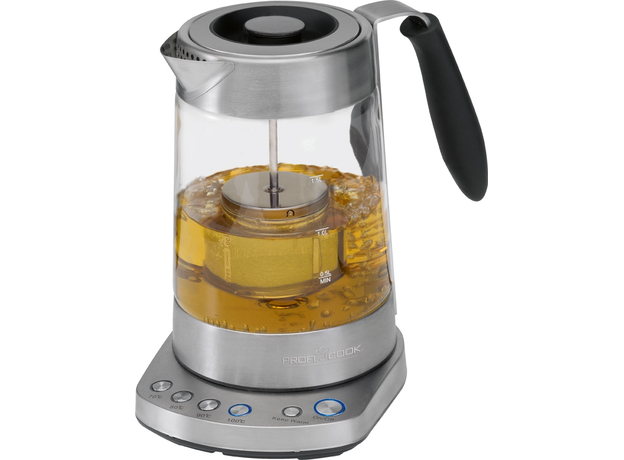 Скляний електричний чайник PROFI COOK PC-WKS 1020 G - зображення 2 Скляний електричний чайник PROFI COOK PC-WKS 1020 G - зображення 2
