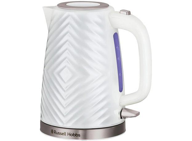 Електрочайник Russell Hobbs Groove White 26381-70, Колір виробу: Білий  Електрочайник Russell Hobbs Groove White 26381-70, Колір виробу: Білий