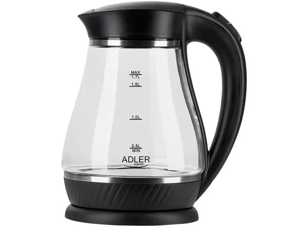 Электрочайник стеклянный ADLER AD 1274 black - изображение 3