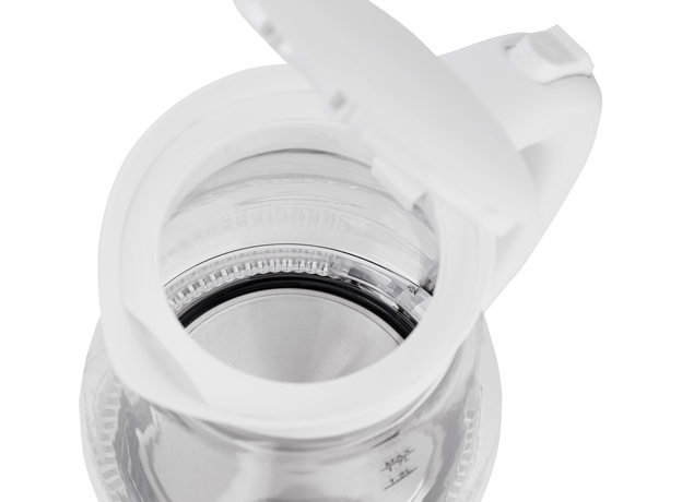 Електрочайник скляний з підсвічуванням ADLER AD 1274 white - зображення 4