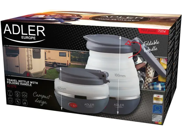 Электрочайник дорожный Adler AD 1279 (5902934831512) - изображение 6