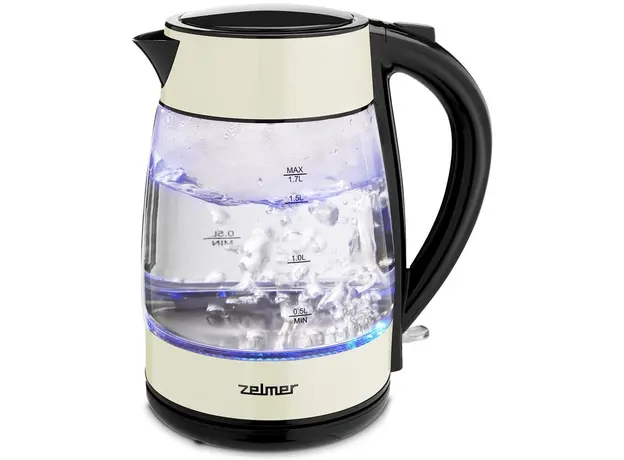 Стеклянный электрический чайник Zelmer ZCK8011I (5908269346769) - изображение 3