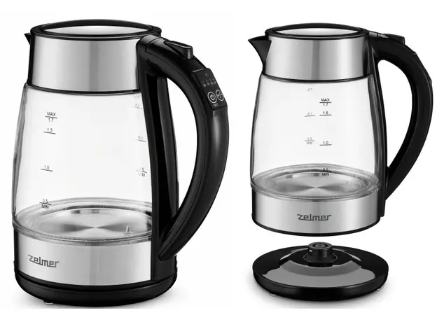Стеклянный электрический чайник ZELMER ZCK8026 - изображение 2