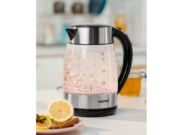 Стеклянный электрический чайник ZELMER ZCK8026 - изображение 4 Стеклянный электрический чайник ZELMER ZCK8026 - изображение 4