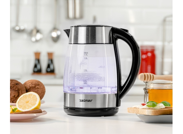 Стеклянный электрический чайник ZELMER ZCK8026 - изображение 6 Стеклянный электрический чайник ZELMER ZCK8026 - изображение 6