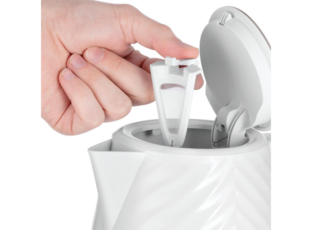 Електрочайник Russell Hobbs Groove White 26381-70, Колір виробу: Білий - зображення 3 Електрочайник Russell Hobbs Groove White 26381-70, Колір виробу: Білий - зображення 3