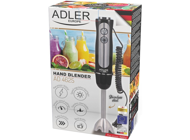 Блендер Adler AD 4625B, Цвет продукта: Черный - изображение 6 Блендер Adler AD 4625B, Цвет продукта: Черный - изображение 6