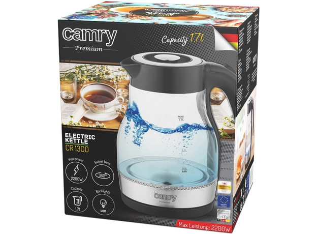 Электрочайник Camry CR 1300 (5903887803892) - изображение 11 Электрочайник Camry CR 1300 (5903887803892) - изображение 11
