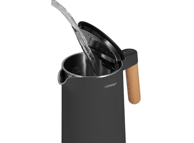 Электрочайник Concept RK3302 1.5 л Антрацит (8595631017852), Цвет изделия: Черный - изображение 3