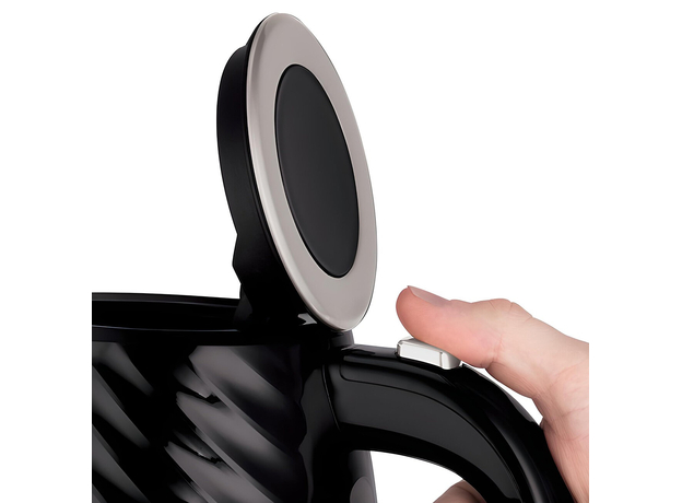 Електрочайник Russell Hobbs Groove Black 26380-70, Колір виробу: Чорний - зображення 3 Електрочайник Russell Hobbs Groove Black 26380-70, Колір виробу: Чорний - зображення 3