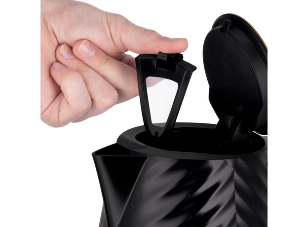 Електрочайник Russell Hobbs Groove Black 26380-70, Колір виробу: Чорний - зображення 4 Електрочайник Russell Hobbs Groove Black 26380-70, Колір виробу: Чорний - зображення 4