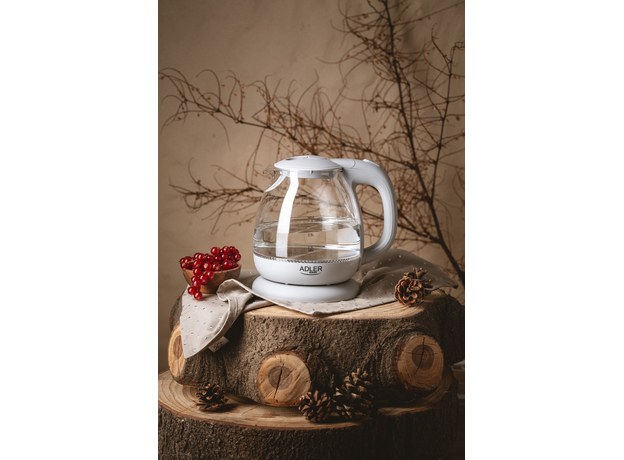 Стеклянный электрический чайник Adler AD 1283G, Цвет изделия: Серый - изображение 6 Стеклянный электрический чайник Adler AD 1283G, Цвет изделия: Серый - изображение 6