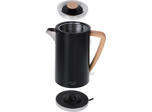 Электрочайник Adler AD 1347 Black 1.5 л, Цвет изделия: Черный - изображение 5 Электрочайник Adler AD 1347 Black 1.5 л, Цвет изделия: Черный - изображение 5