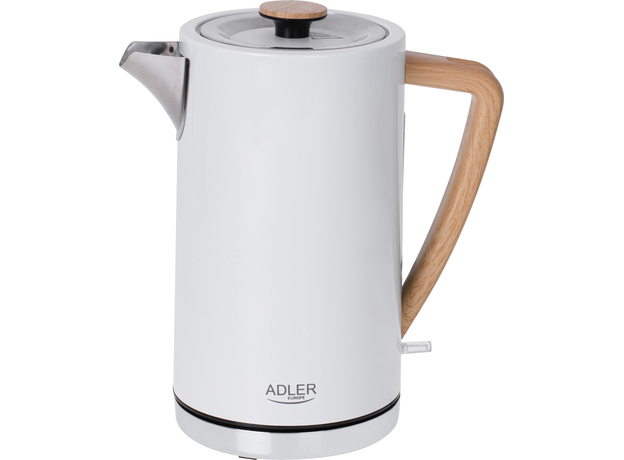 Электрочайник Adler (AD 1347w) 1.5 л, Цвет изделия: Белый  Электрочайник Adler (AD 1347w) 1.5 л, Цвет изделия: Белый