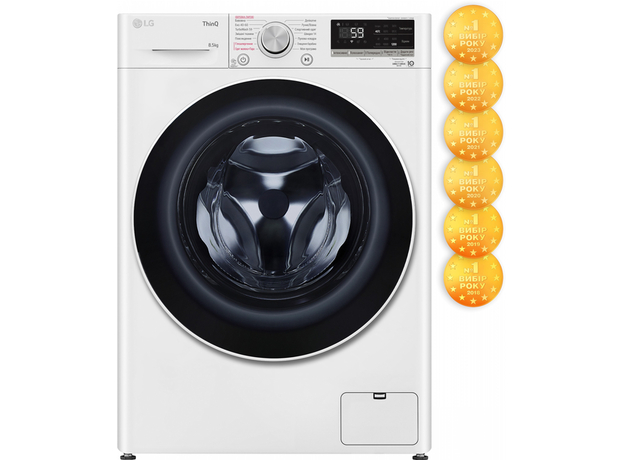 Стиральная машина узкая LG F2V5GS0WW - изображение 2