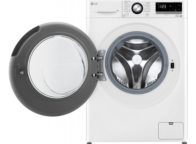 Пральна машина вузька LG F2V3HS6WW - зображення 4 Пральна машина вузька LG F2V3HS6WW - зображення 4