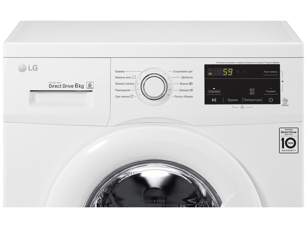 Стиральная машина узкая LG FH0J3NDN0 - изображение 8 Стиральная машина узкая LG FH0J3NDN0 - изображение 8