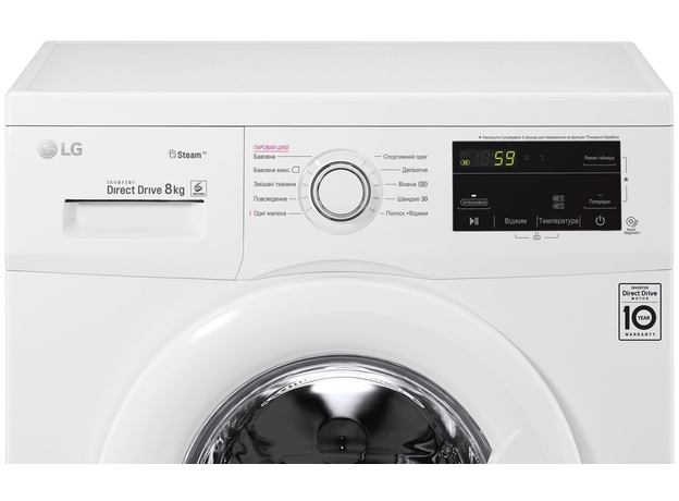 Пральна машина повногабаритна LG F4J3TS0W - зображення 10 Пральна машина повногабаритна LG F4J3TS0W - зображення 10