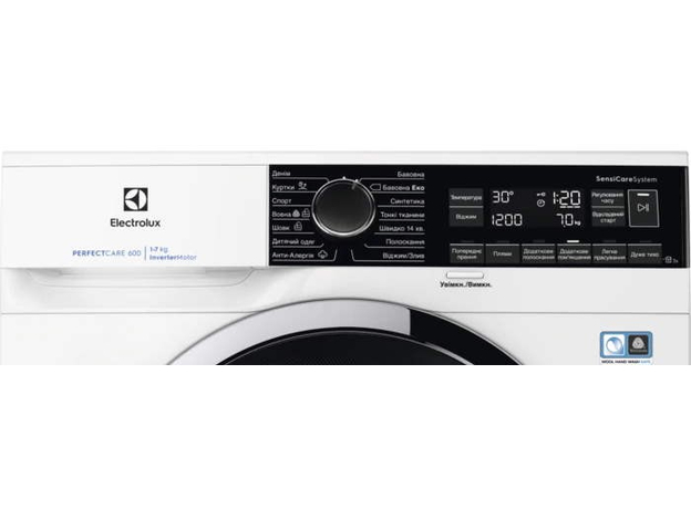 Пральна машина вузька ELECTROLUX EW6S227CU - зображення 3 Пральна машина вузька ELECTROLUX EW6S227CU - зображення 3