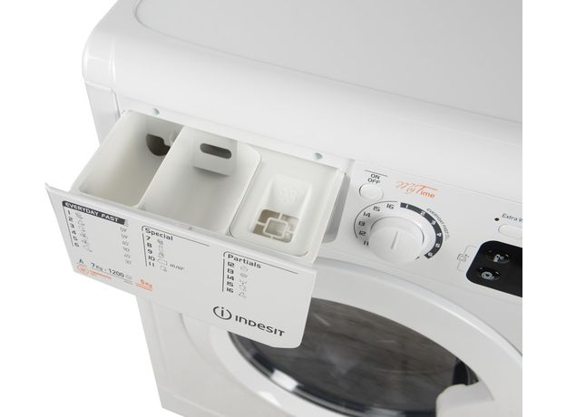 Стиральная машина с сушкой INDESIT EWDE 71280 W EU - изображение 7 Стиральная машина с сушкой INDESIT EWDE 71280 W EU - изображение 7