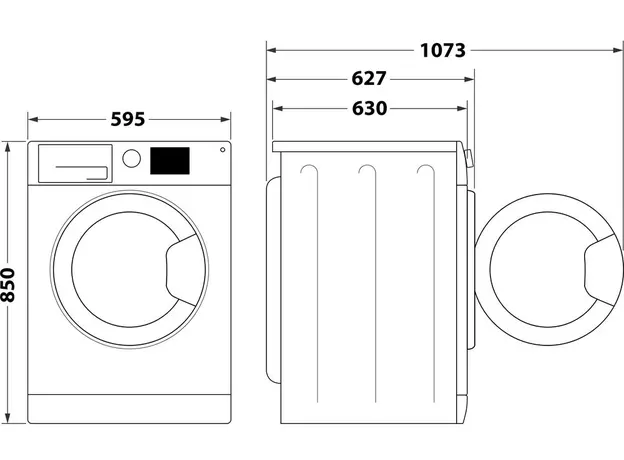 Стиральная машина полногабаритная WHIRLPOOL FFB 9448 BV UA - изображение 2