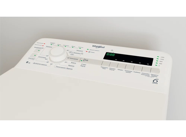 Стиральная машина с вертикальной загрузкой WHIRLPOOL TDLR 60210 - изображение 9 Стиральная машина с вертикальной загрузкой WHIRLPOOL TDLR 60210 - изображение 9