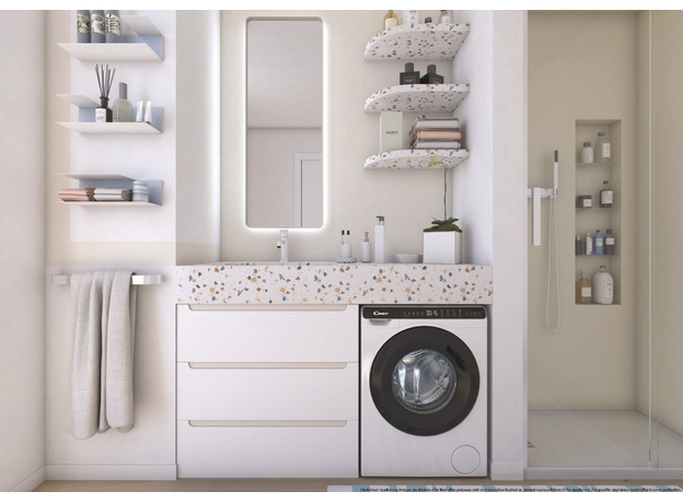 Пральна машина вузька Candy CW50-BP12307-S - зображення 8 Пральна машина вузька Candy CW50-BP12307-S - зображення 8