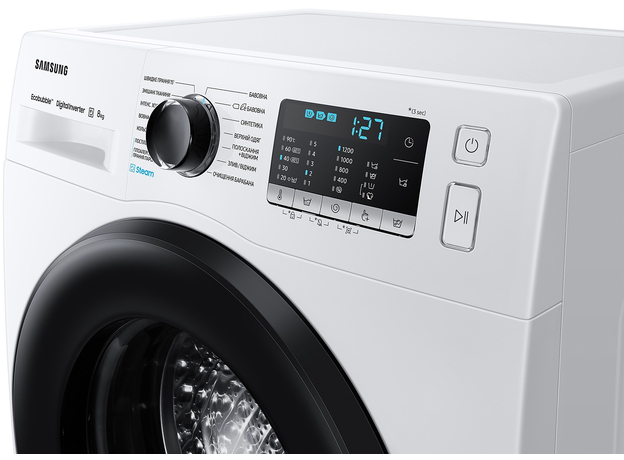 Пральна машина вузька SAMSUNG WW80AGAS22AEUA - зображення 6 Пральна машина вузька SAMSUNG WW80AGAS22AEUA - зображення 6