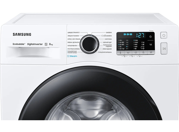 Пральна машина вузька SAMSUNG WW80AGAS22AEUA - зображення 7 Пральна машина вузька SAMSUNG WW80AGAS22AEUA - зображення 7