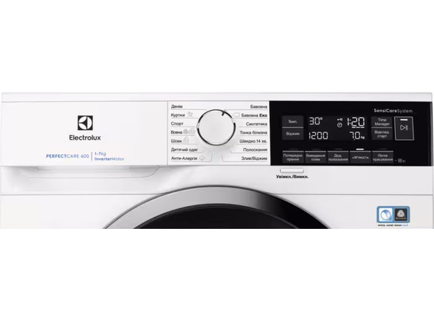 Пральна машина вузька ELECTROLUX EW6SM347DU - зображення 2 Пральна машина вузька ELECTROLUX EW6SM347DU - зображення 2