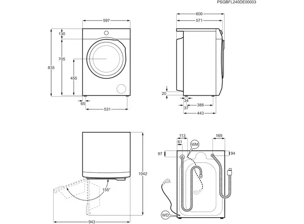 Стиральная машина с сушкой ELECTROLUX PerfectCare 700 EW7W4492U - изображение 7