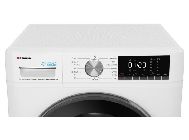 Стиральная машина с сушкой Hansa WDHG814481W - изображение 8 Стиральная машина с сушкой Hansa WDHG814481W - изображение 8