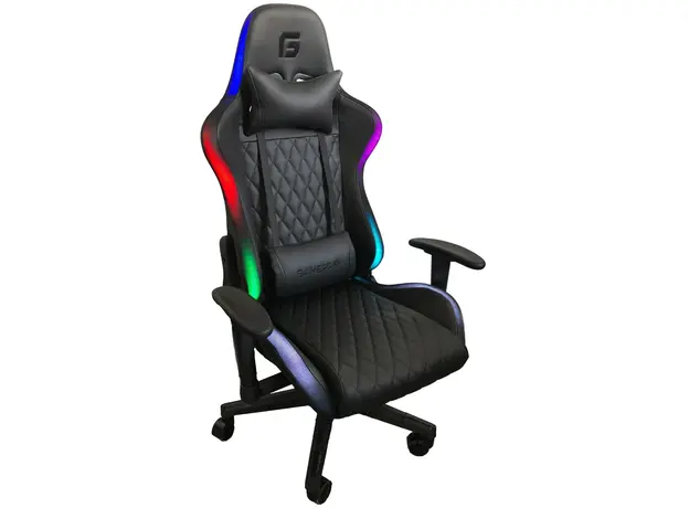 Кресло игровое GamePro Hero RGB Black (GC-700-Black) - изображение 2