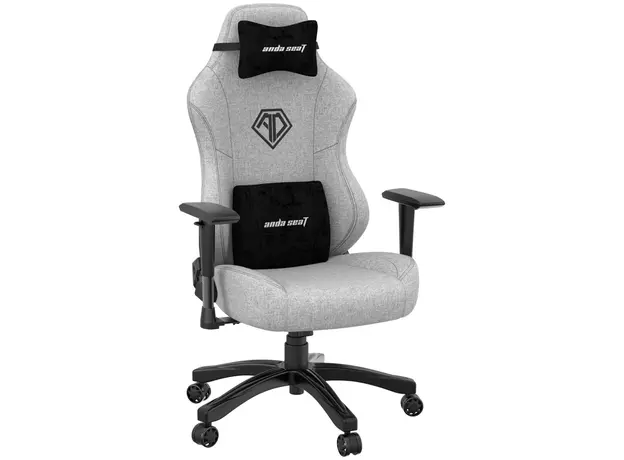 Ігрове крісло Anda Seat Phantom 3 Size L Linen Fabric Grey (AD18Y-06-G-F) 