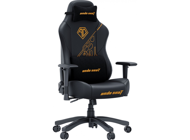 Ігрове крісло Anda Seat Phantom 3 Tiger Edition PVC Size L Black (AD18Y-14-B-PV/C) - зображення 2 Ігрове крісло Anda Seat Phantom 3 Tiger Edition PVC Size L Black (AD18Y-14-B-PV/C) - зображення 2