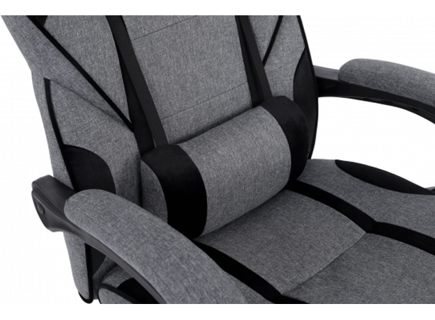 Кресло для геймеров GT Racer X-2749-1 Fabric Gray/Black Suede - изображение 6 Кресло для геймеров GT Racer X-2749-1 Fabric Gray/Black Suede - изображение 6