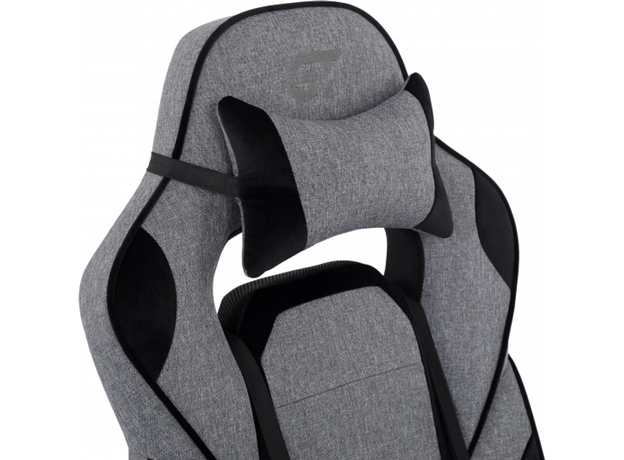 Кресло для геймеров GT Racer X-2749-1 Fabric Gray/Black Suede - изображение 7 Кресло для геймеров GT Racer X-2749-1 Fabric Gray/Black Suede - изображение 7