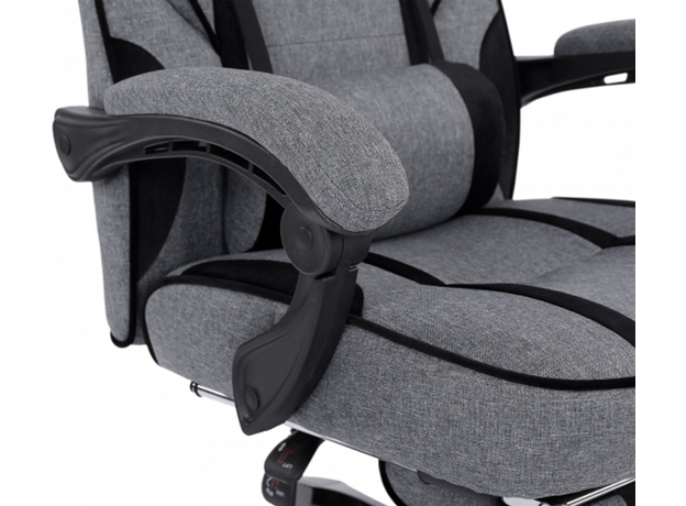 Кресло для геймеров GT Racer X-2749-1 Fabric Gray/Black Suede - изображение 8 Кресло для геймеров GT Racer X-2749-1 Fabric Gray/Black Suede - изображение 8